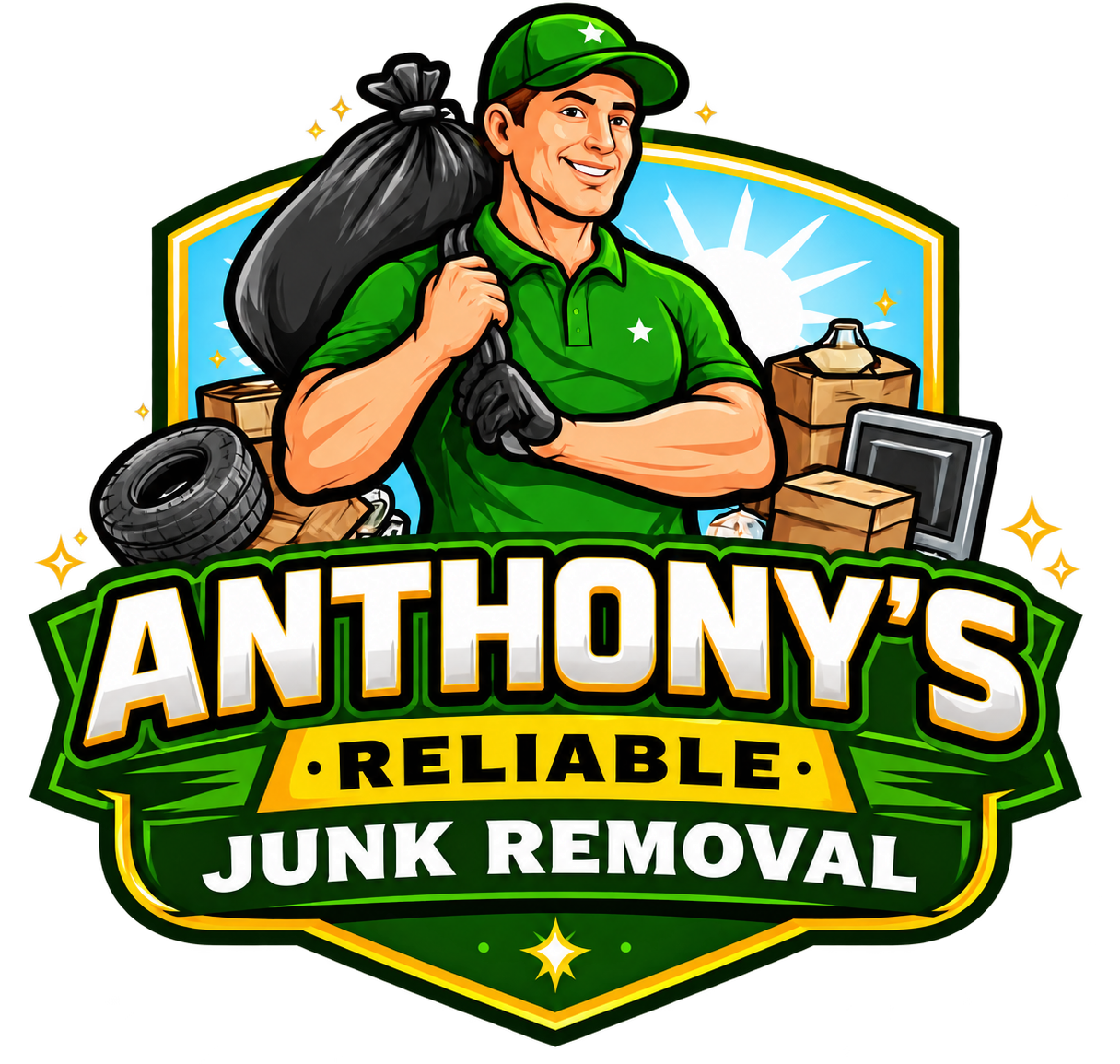 Anthony's Reliable Junk Removal logo